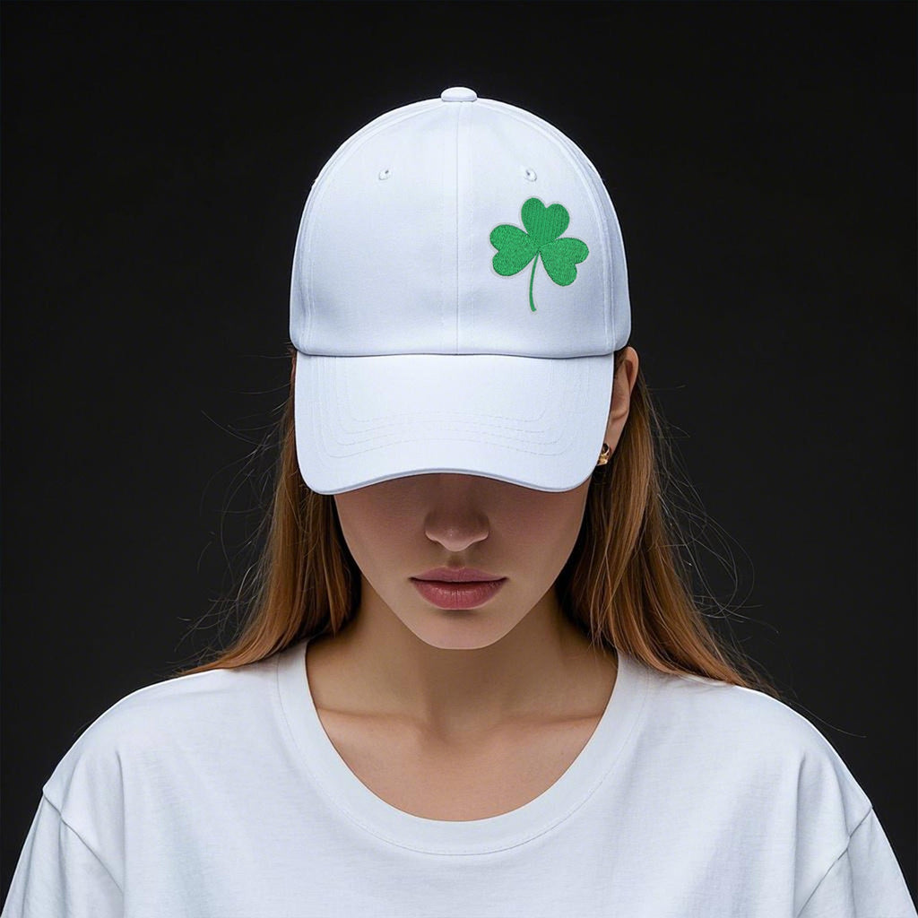 10 Pcs Three Leaf Clover Green Embroidered Patch