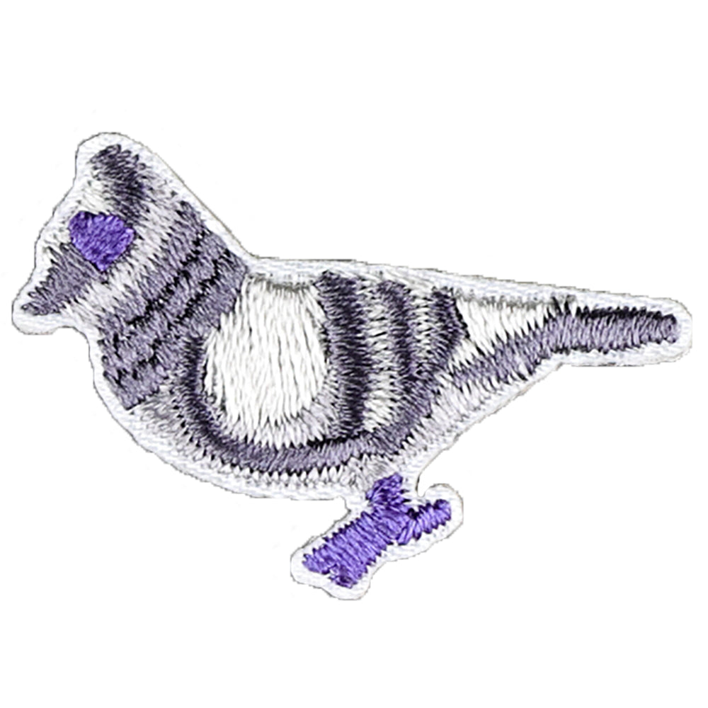 6Pcs Pigeon Bee Embroidered Patch