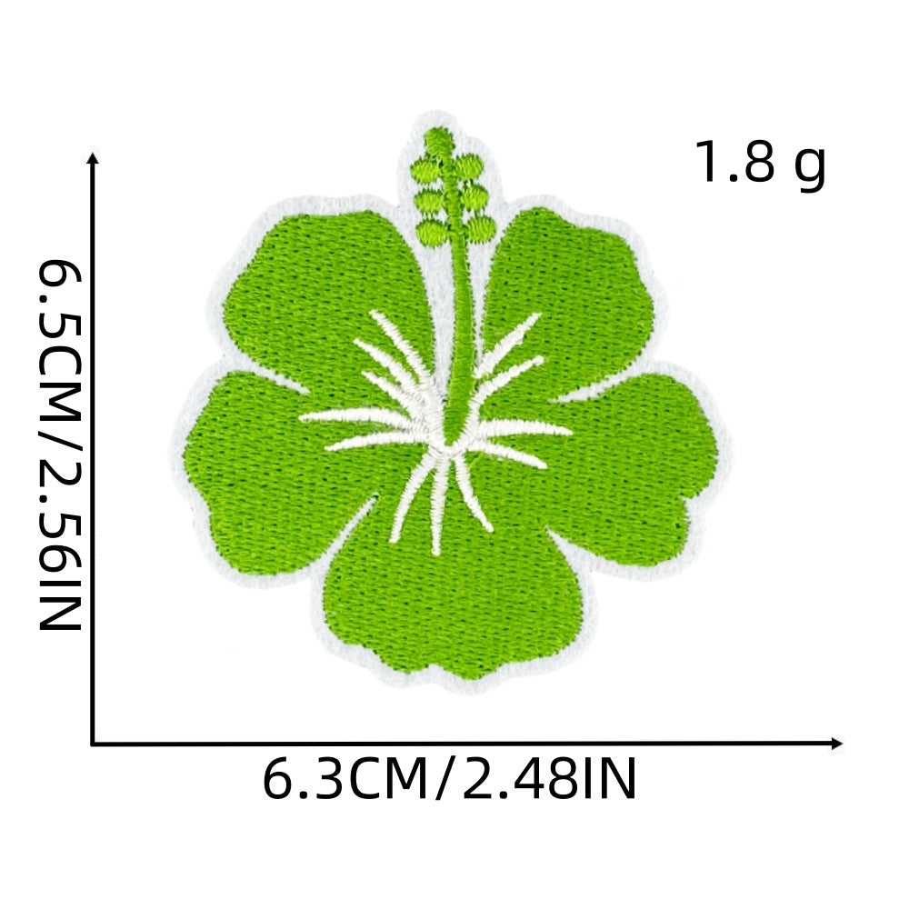 16Pcs Beach Swimsuit Sunglasses Shape Embroidered Patch