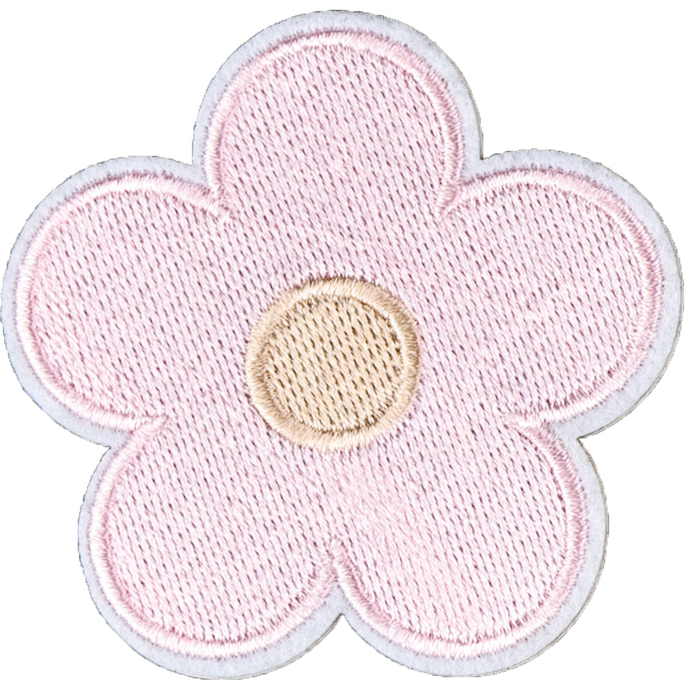 6Pcs Flower Shape Embroidered Patch