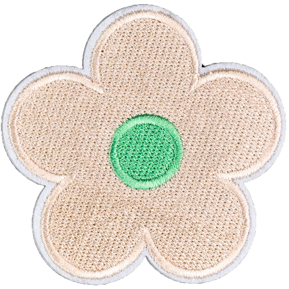 6Pcs Flower Shape Embroidered Patch
