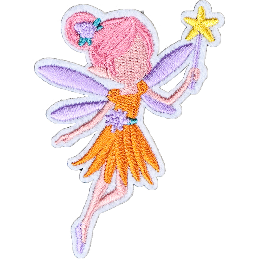 6Pcs Ladybug Elf Shape Embroidered Patch