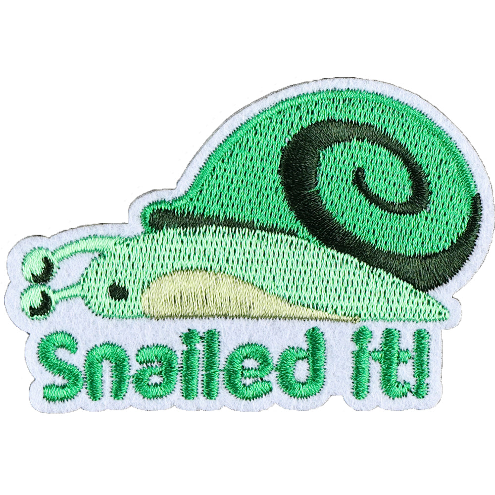 8Pcs Animal Cat Goat Shark Snail Embroidered Patch