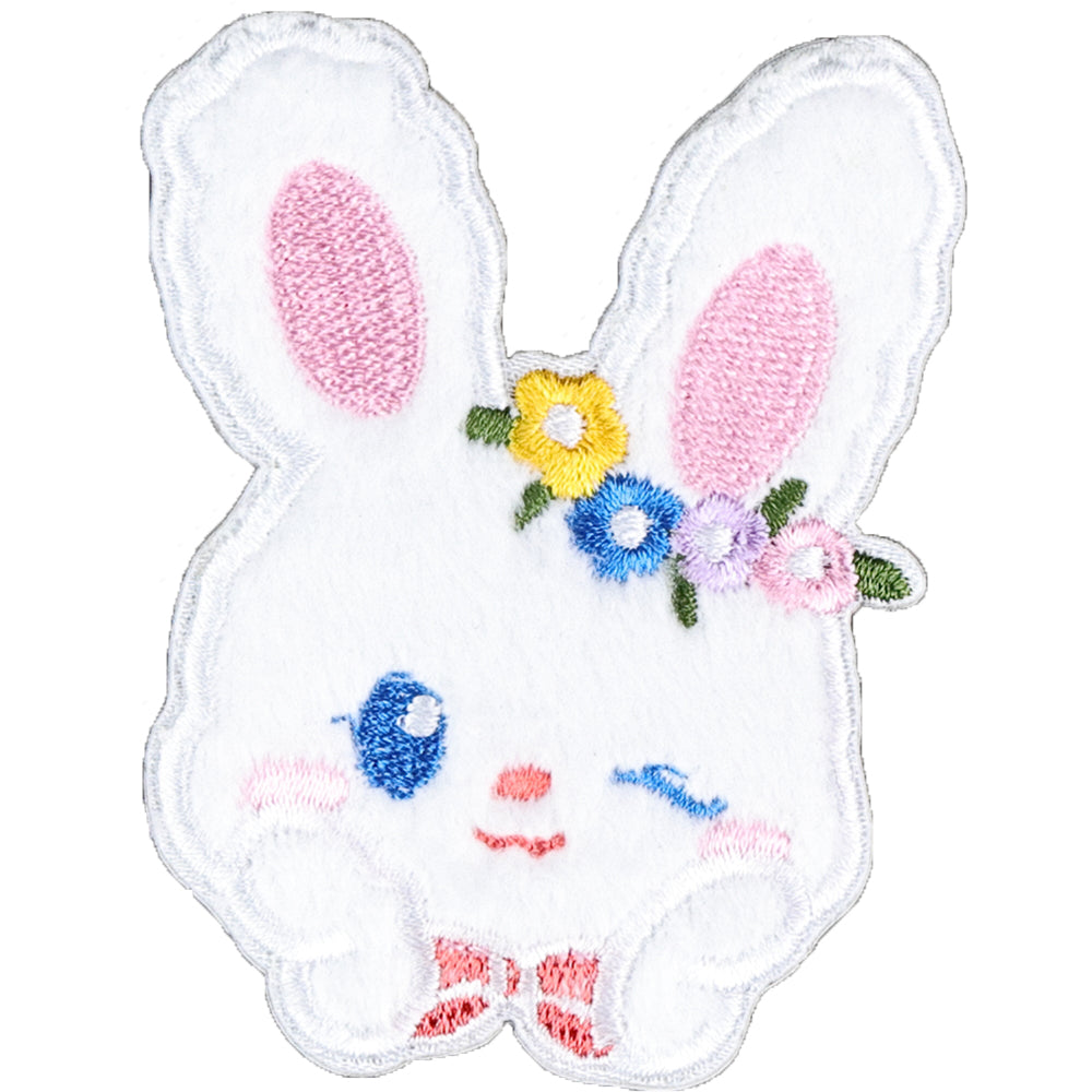 8Pcs Animal Cute Rabbit Bunny Embroidered Patch