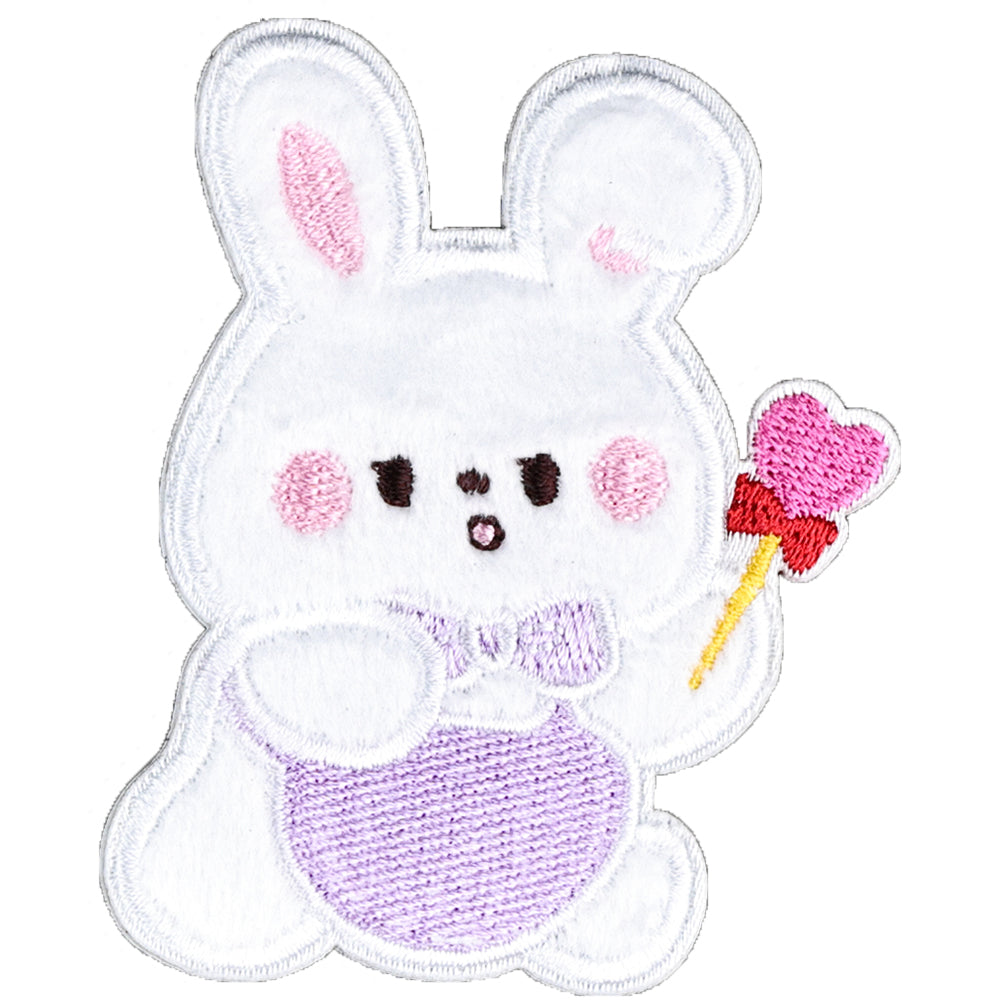 8Pcs Animal Cute Rabbit Bunny Embroidered Patch