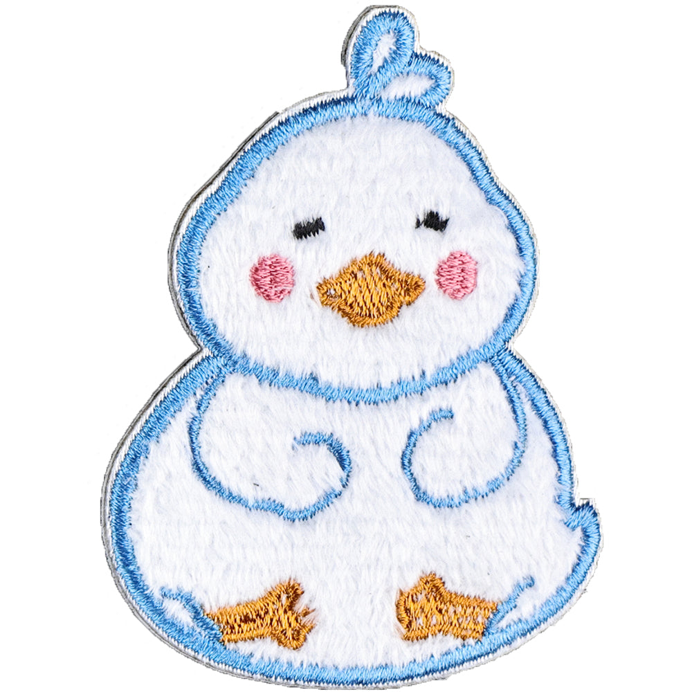 8Pcs Animal Cute Duck Embroidered Patch