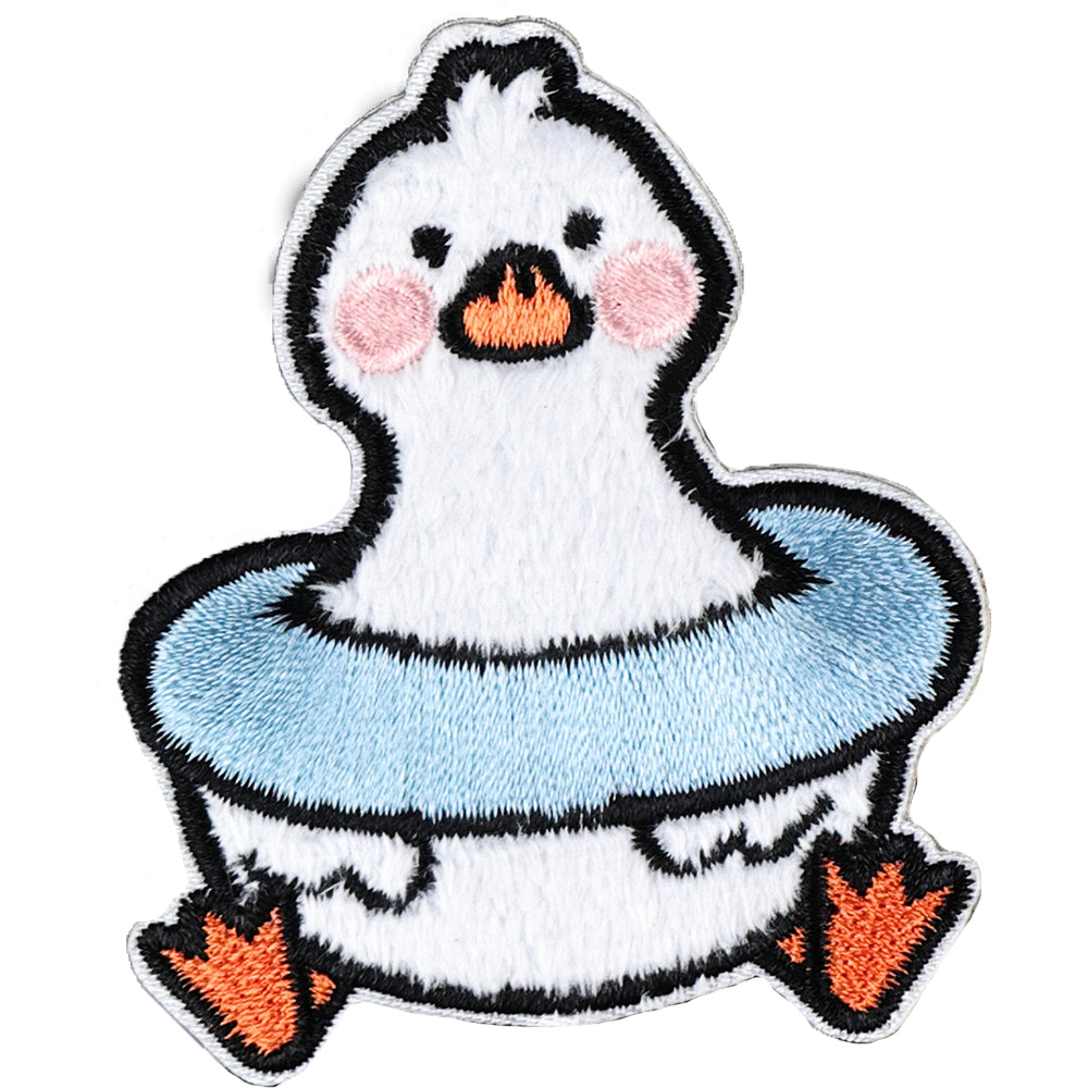 8Pcs Animal Cute Duck Embroidered Patch